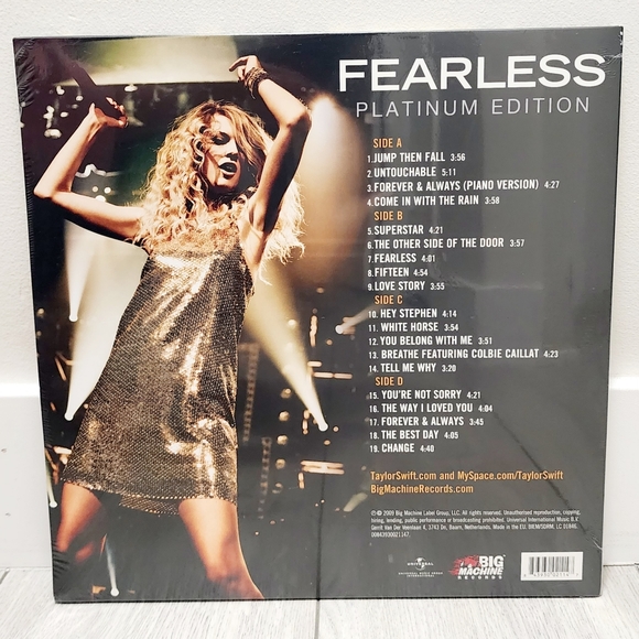 Taylor Swift Fearless Platinum Edition Vinyl - Picture 2 of 2